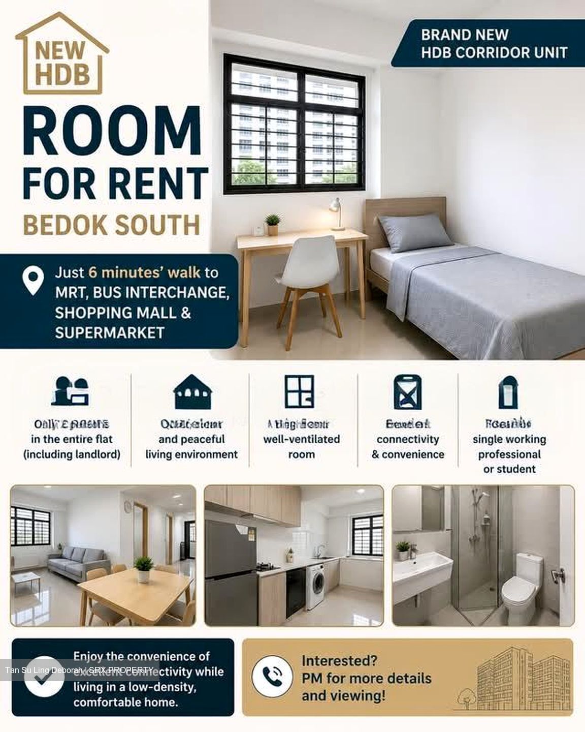 Blk 2 Bedok South Avenue 1 (Bedok), HDB 3 Rooms #586101511